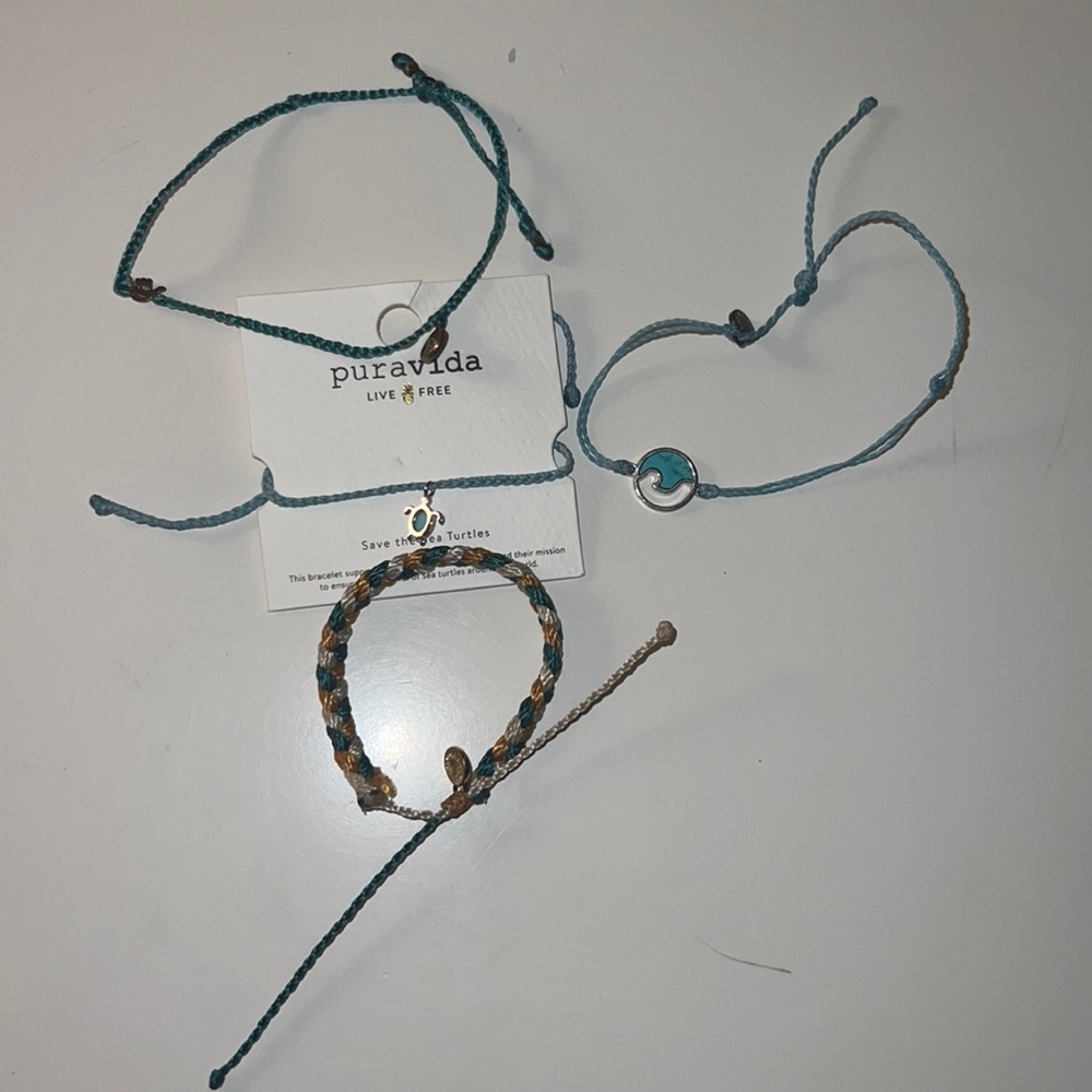 PuraVida Bracelets 4 Count
